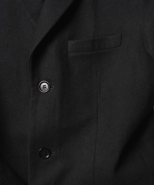 SHIPS JET BLUE（シップスジェットブルー）の「JB: チェスターコート■●（チェスターコート・メンズ・ブラック/ネイビー/チャコールグレー・MEDIUM/SMALL/LARGE）」の9枚目の写真