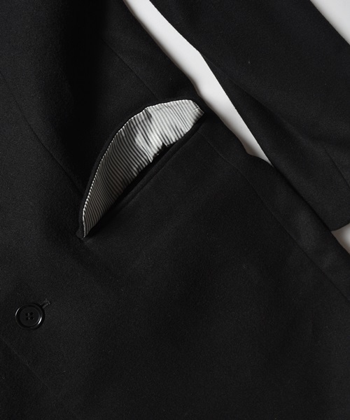 SHIPS JET BLUE（シップスジェットブルー）の「JB: チェスターコート■●（チェスターコート・メンズ・ブラック/ネイビー/チャコールグレー・MEDIUM/SMALL/LARGE）」の10枚目の写真