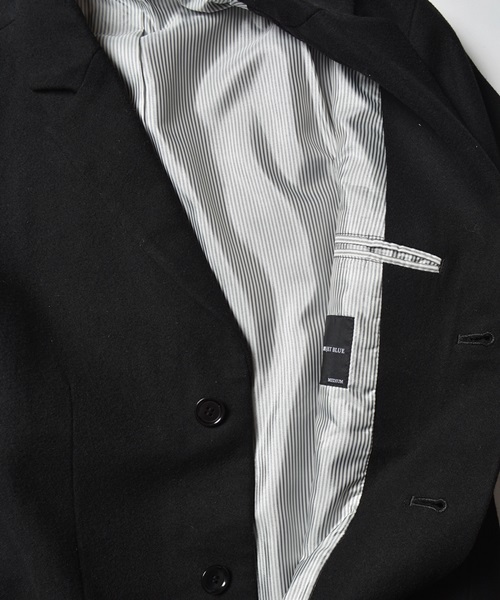 SHIPS JET BLUE（シップスジェットブルー）の「JB: チェスターコート■●（チェスターコート・メンズ・ブラック/ネイビー/チャコールグレー・MEDIUM/SMALL/LARGE）」の12枚目の写真