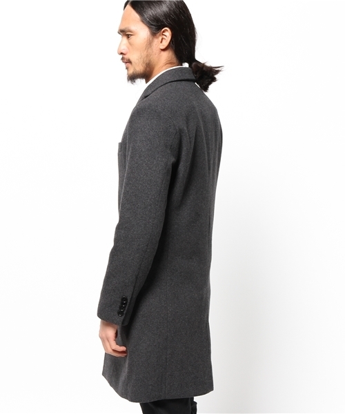 SHIPS JET BLUE（シップスジェットブルー）の「JB: チェスターコート■●（チェスターコート・メンズ・ブラック/ネイビー/チャコールグレー・MEDIUM/SMALL/LARGE）」の14枚目の写真