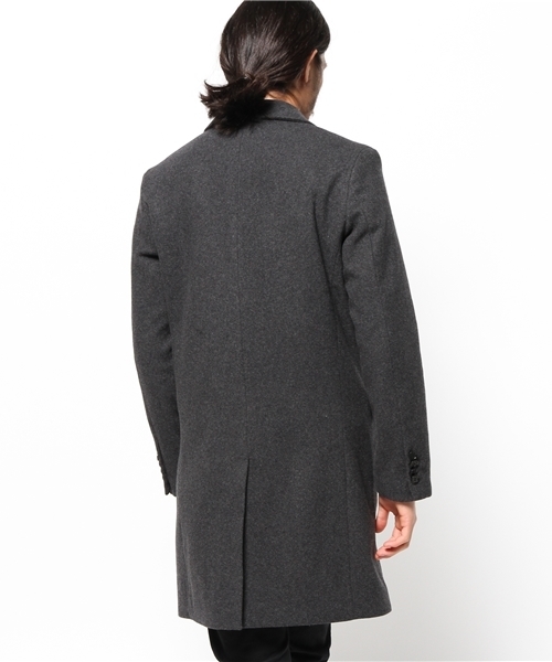 SHIPS JET BLUE（シップスジェットブルー）の「JB: チェスターコート■●（チェスターコート・メンズ・ブラック/ネイビー/チャコールグレー・MEDIUM/SMALL/LARGE）」の15枚目の写真