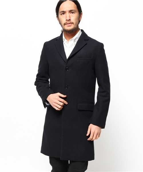 SHIPS JET BLUE（シップスジェットブルー）の「JB: チェスターコート■●（チェスターコート・メンズ・ブラック/ネイビー/チャコールグレー・MEDIUM/SMALL/LARGE）」の19枚目の写真