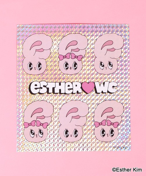Wc Esther Kim コラボ キラキラステッカー ステッカー テープ Wc ダブル シー のファッション通販 Zozotown