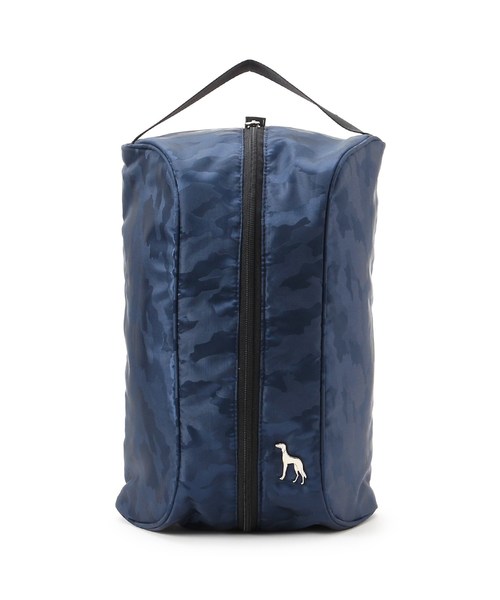 adabat（アダバット）の「シャドーカモフラージュ柄シューズケース（ハンドバッグ・メンズ・ネイビー系5・00）」の2枚目の写真