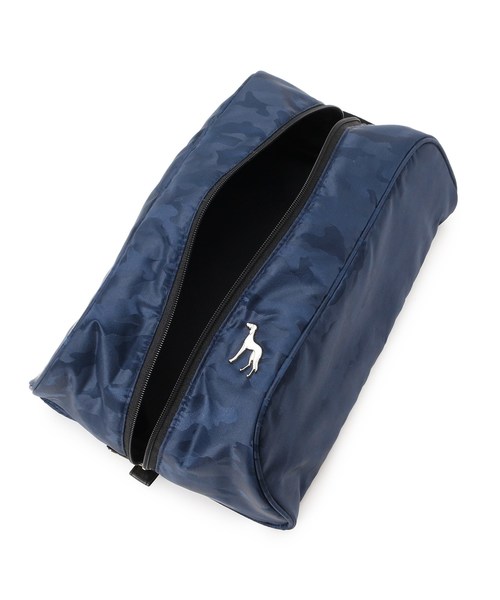 adabat（アダバット）の「シャドーカモフラージュ柄シューズケース（ハンドバッグ・メンズ・ネイビー系5・00）」の5枚目の写真