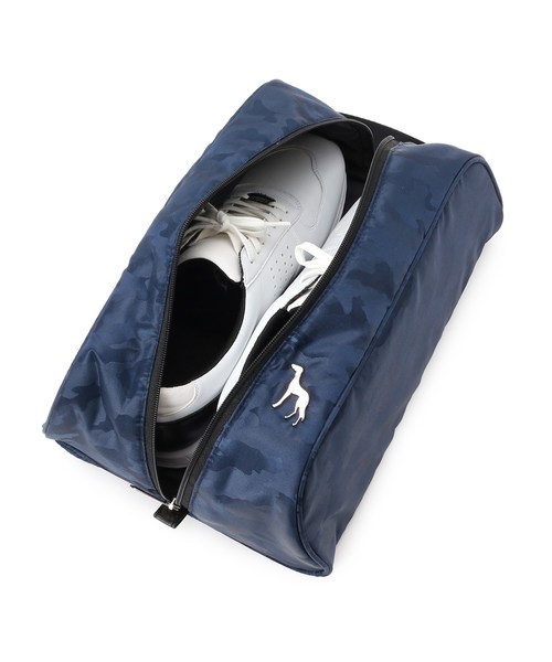 adabat（アダバット）の「シャドーカモフラージュ柄シューズケース（ハンドバッグ・メンズ・ネイビー系5・00）」の6枚目の写真