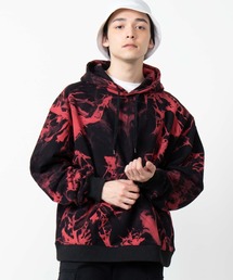 WEGO | WEGO/ヘビーウエイトタイダイビッグシルエットプルパーカー(パーカー)