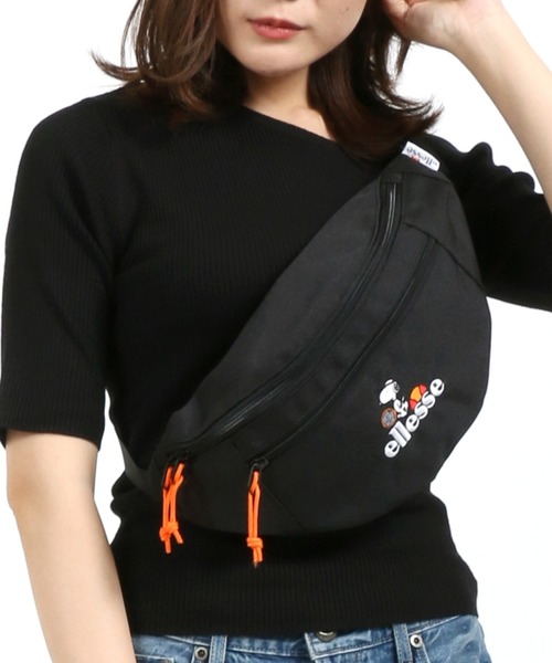 ellesse（エレッセ）の「ellesse × PEANUTS エレッセ×ピーナッツ スヌーピー ウエストバッグ（ボディバッグ/ウエスト