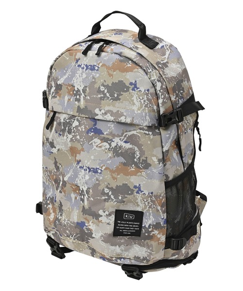 KiU(キウ)の「600D バックパック【2】(バックパック/リュック・メンズ・ブラック系その他/レオパード/ブラック系その他2/ホワイト系その他/ベージュ系その他/ベージュ系その他2・FREE)」の5枚目の写真