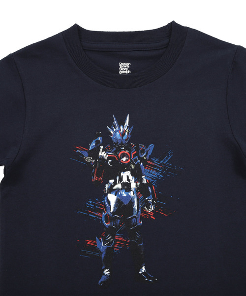 Graniph デザイン ティーシャツ ストア グラニフ のファッション トップス Tshirts Design キッズtシャツ 仮面ライダーバルカン アサルトウルフ 仮面ライダー ネイビー Tシャツ カットソー Design Tshirts Store