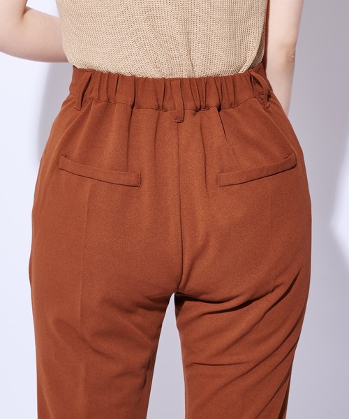 natural couture（ナチュラルクチュール）の「インサイドスリットカットパンツ（その他パンツ・レディース・アイボリー/ブラウン・L/S/M）」の14枚目の写真