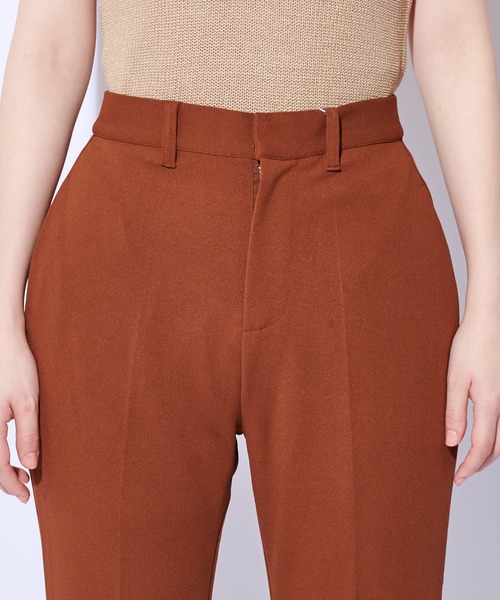 natural couture（ナチュラルクチュール）の「インサイドスリットカットパンツ（その他パンツ・レディース・アイボリー/ブラウン・L/S/M）」の13枚目の写真