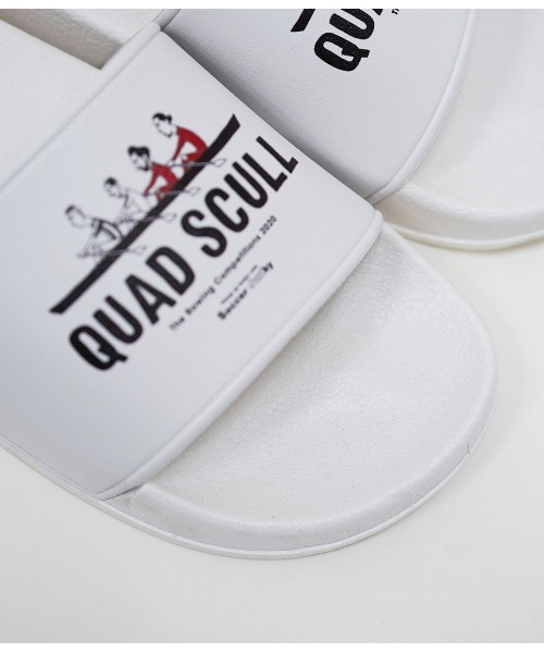 JUNRED（ジュンレッド）の「【Soccer Junky/サッカージュンキー】コラボシャワーサンダル（スリッポン・メンズ・ホワイト/グリーン・M/L）」の9枚目の写真