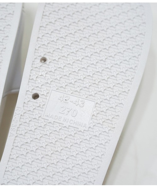 JUNRED（ジュンレッド）の「【Soccer Junky/サッカージュンキー】コラボシャワーサンダル（スリッポン・メンズ・ホワイト/グリーン・M/L）」の13枚目の写真