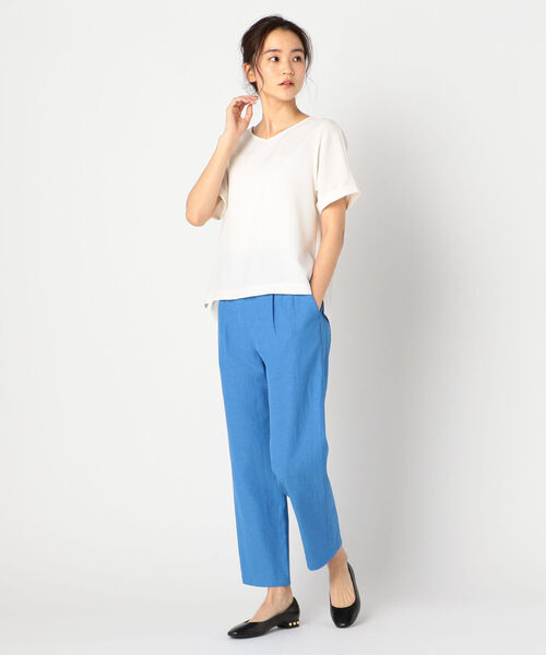fredy repit(フレディレピ)の「ドライタッチストレートパンツ(その他パンツ・レディース・ベージュ/ブルー・38/36)」の11枚目の写真