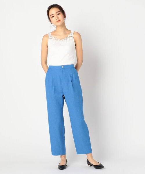 fredy repit(フレディレピ)の「ドライタッチストレートパンツ(その他パンツ・レディース・ベージュ/ブルー・38/36)」の9枚目の写真