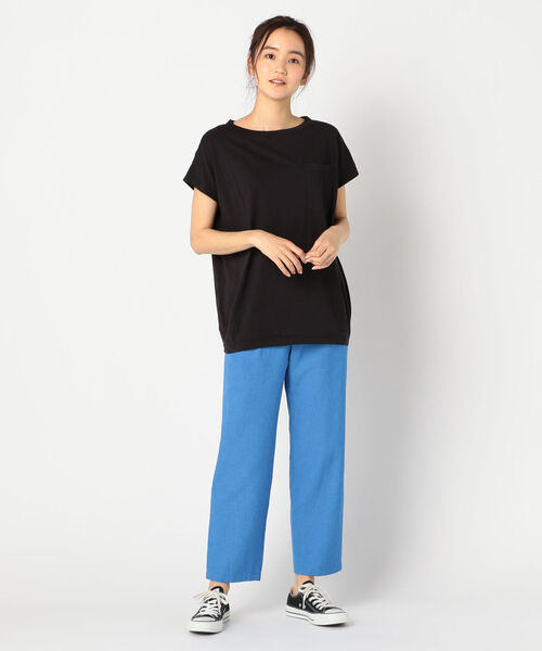 fredy repit(フレディレピ)の「ドライタッチストレートパンツ(その他パンツ・レディース・ベージュ/ブルー・38/36)」の7枚目の写真