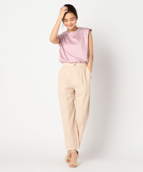 fredy repit(フレディレピ)の「ドライタッチストレートパンツ(その他パンツ・レディース・ベージュ/ブルー・38/36)」の3枚目の写真