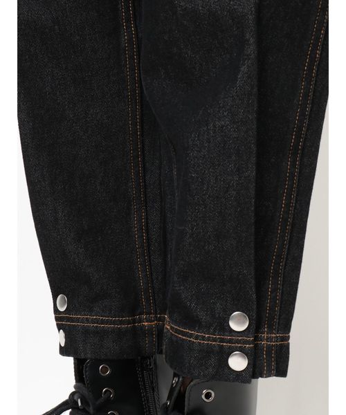 jouetie（ジュエティ）の「ヘムボタンカラーステッチパンツ（その他パンツ・レディース・アイボリー/ブラック・SMALL/MEDIUM）」の13枚目の写真