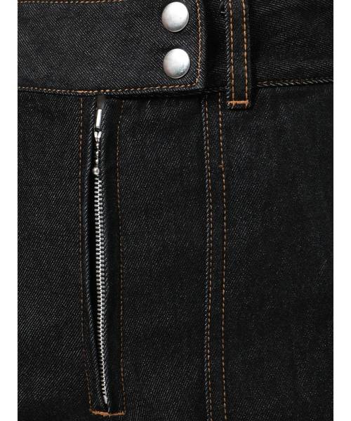 jouetie（ジュエティ）の「ヘムボタンカラーステッチパンツ（その他パンツ・レディース・アイボリー/ブラック・SMALL/MEDIUM）」の4枚目の写真