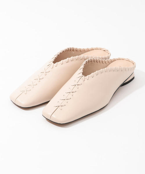 シューズレザーステッチスリッポン スリッポン Tomorrowland トゥモローランド のファッション Tomorrowland 通販人気 スリッポン