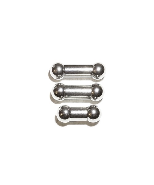 MORPH(モルフ)の「MORPH モルフ バーベルボディーピアス 2ゲージ 8mm~14mm(ピアス(片耳用)・メンズ・シルバー・8/14/12/10)」の2枚目の写真