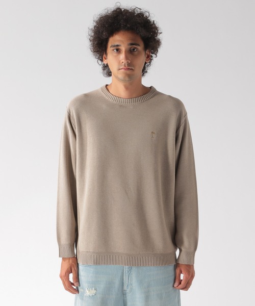 BAYFLOW(ベイフロー)の「12Gフェイドニットプルオーバー L/S(ニット/セーター・メンズ・チャコールグレー/ベージュ/グリーン/ピンク・SMALL/MEDIUM/LARGE)」の14枚目の写真