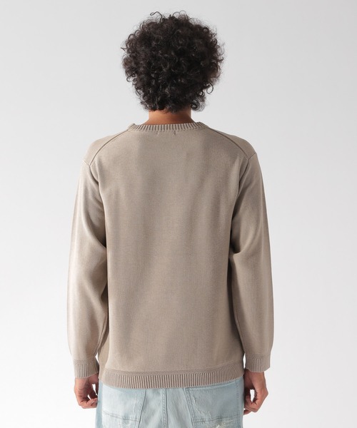 BAYFLOW(ベイフロー)の「12Gフェイドニットプルオーバー L/S(ニット/セーター・メンズ・チャコールグレー/ベージュ/グリーン/ピンク・SMALL/MEDIUM/LARGE)」の16枚目の写真