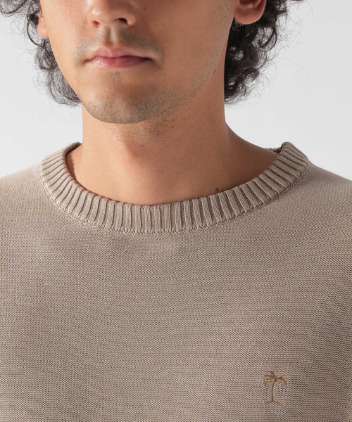 BAYFLOW(ベイフロー)の「12Gフェイドニットプルオーバー L/S(ニット/セーター・メンズ・チャコールグレー/ベージュ/グリーン/ピンク・SMALL/MEDIUM/LARGE)」の18枚目の写真