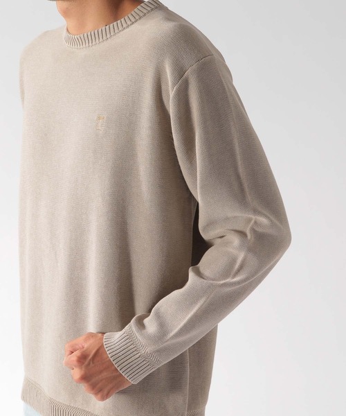 BAYFLOW(ベイフロー)の「12Gフェイドニットプルオーバー L/S(ニット/セーター・メンズ・チャコールグレー/ベージュ/グリーン/ピンク・SMALL/MEDIUM/LARGE)」の19枚目の写真