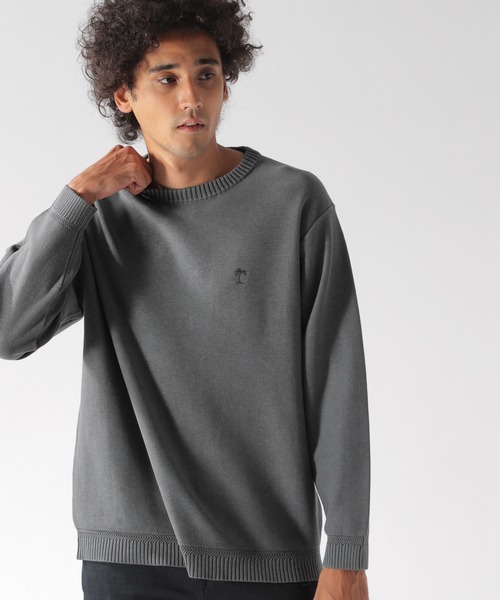 BAYFLOW(ベイフロー)の「12Gフェイドニットプルオーバー L/S(ニット/セーター・メンズ・チャコールグレー/ベージュ/グリーン/ピンク・SMALL/MEDIUM/LARGE)」の8枚目の写真