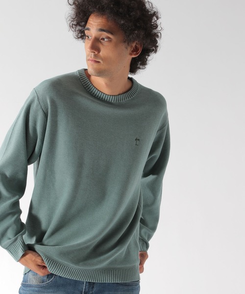 BAYFLOW(ベイフロー)の「12Gフェイドニットプルオーバー L/S(ニット/セーター・メンズ・チャコールグレー/ベージュ/グリーン/ピンク・SMALL/MEDIUM/LARGE)」の12枚目の写真