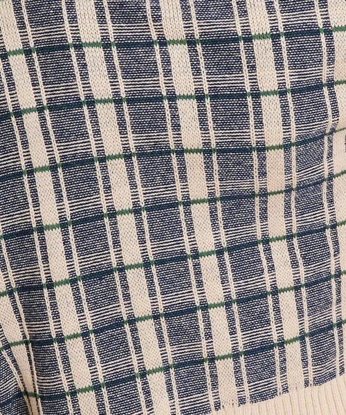 TAN（タン）の「【TAN(タン)】チェックタートルプルオーバーニット　20AW-6（ニット/セーター・レディース・ベージュ/ブラック・FREE）」の12枚目の写真