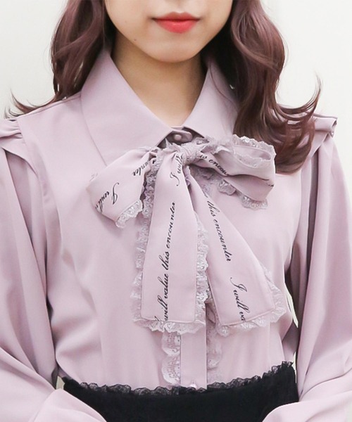 ROJITA（ロジータ）の「ロゴリボンブラウス（シャツ/ブラウス）」 - WEAR
