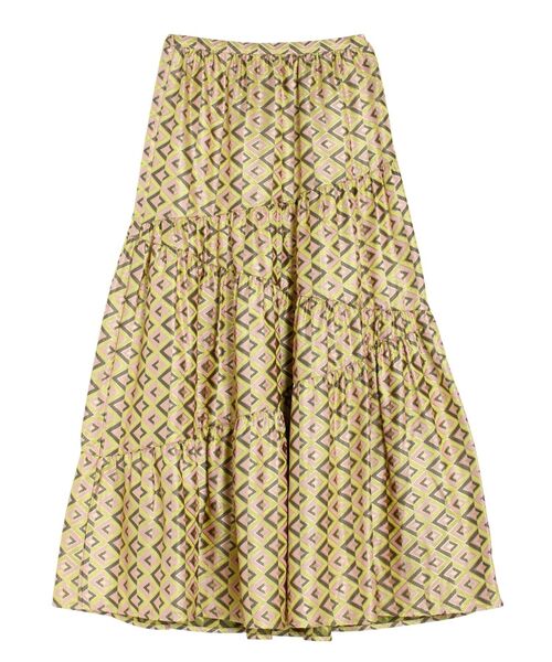 ELENDEEK（エレンディーク）の「テーラードジャガードスカート