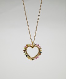 POETIQUE les bijoux（ポエティーク・レ・ビジュー）の「【NEW】ジェムハートネックレス（ネックレス・レディース）」