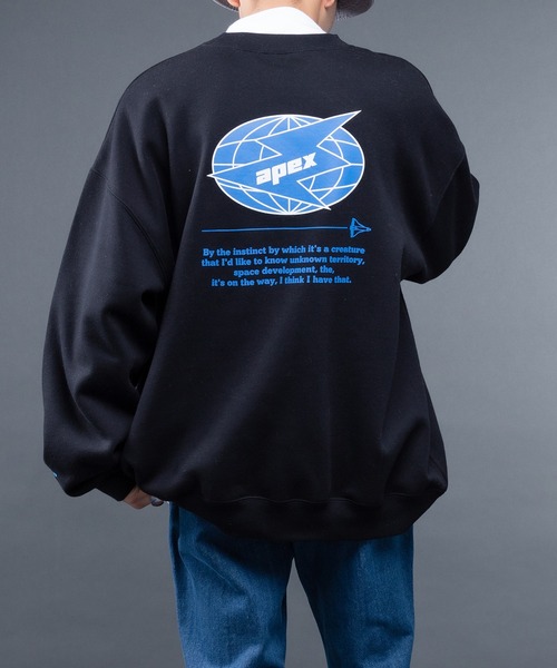 kutir(クティール)の「裏起毛コリアン風アソートスウェット(スウェット・メンズ・サックスブルー/ブラック/オフホワイト/ダークブルー/モカ/ホワイト・LARGE/MEDIUM)」の4枚目の写真