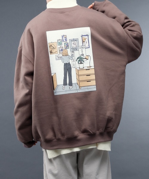 kutir(クティール)の「裏起毛コリアン風アソートスウェット(スウェット・メンズ・サックスブルー/ブラック/オフホワイト/ダークブルー/モカ/ホワイト・LARGE/MEDIUM)」の1枚目の写真