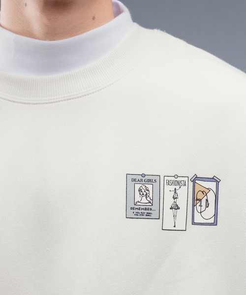 kutir(クティール)の「裏起毛コリアン風アソートスウェット(スウェット・メンズ・サックスブルー/ブラック/オフホワイト/ダークブルー/モカ/ホワイト・LARGE/MEDIUM)」の13枚目の写真