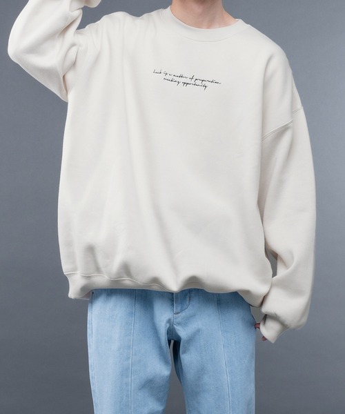 kutir(クティール)の「裏起毛コリアン風アソートスウェット(スウェット・メンズ・サックスブルー/ブラック/オフホワイト/ダークブルー/モカ/ホワイト・LARGE/MEDIUM)」の18枚目の写真