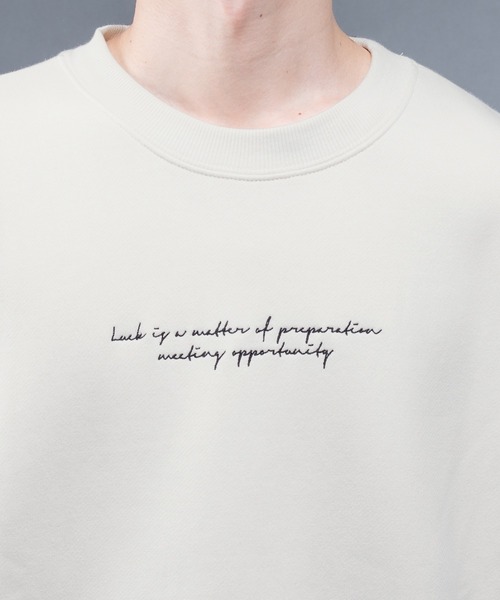 kutir(クティール)の「裏起毛コリアン風アソートスウェット(スウェット・メンズ・サックスブルー/ブラック/オフホワイト/ダークブルー/モカ/ホワイト・LARGE/MEDIUM)」の20枚目の写真