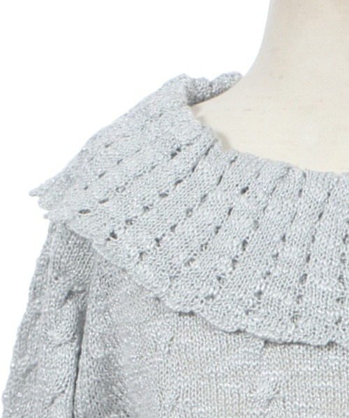 axes femme(アクシーズファム)の「リボン付きラメニットPO(ニット/セーター・キッズ・グリーン/ホワイト・MEDIUM/X-LARGE/LARGE/SMALL/XX-LARGE)」の19枚目の写真