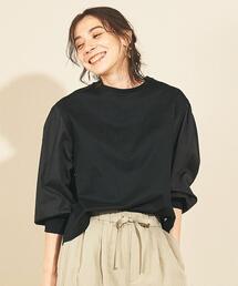 BEAUTY&YOUTH UNITED ARROWS | BY∴ コットンブロードギャザースリーブカットソー(Tシャツ/カットソー)