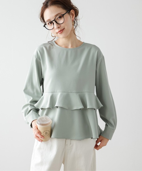 お買い得！◇【エルメス】バラのプリント！ブルーベースロオーバー