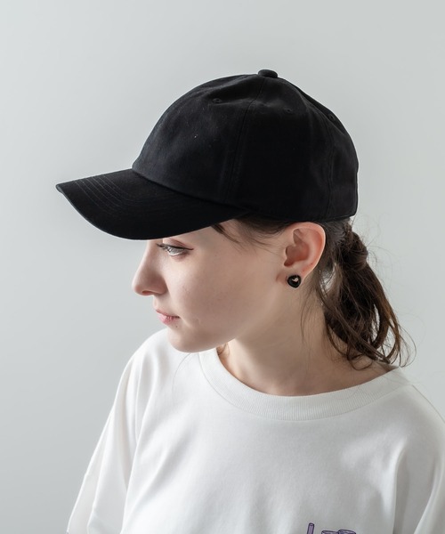 RASVOA（ラスボア）の「ＵＳＡコットンＣＡＰ（キャップ・レディース・ブラック/オフホワイト・FREE）」の5枚目の写真