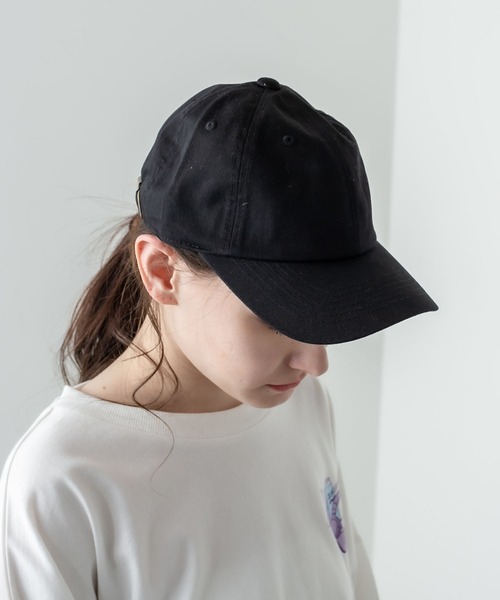 RASVOA（ラスボア）の「ＵＳＡコットンＣＡＰ（キャップ・レディース・ブラック/オフホワイト・FREE）」の4枚目の写真