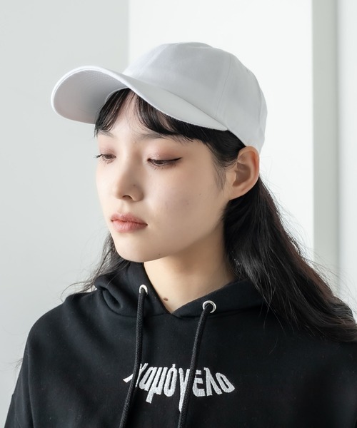 RASVOA（ラスボア）の「ＵＳＡコットンＣＡＰ（キャップ・レディース・ブラック/オフホワイト・FREE）」の6枚目の写真