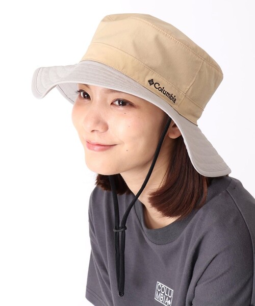 Columbia(コロンビア)の「UVカット ハット・帽子/Columbia ボンバークレストピーク パッカブル ブーニー/コロンビア(ハット・メンズ・ベージュ/グリーン/ブルー/ブラック/ブルー系その他/ベージュ系その他/エメラルド/グリーン系その他/ブラック×ブラック/ライトグリーン/ベージュ系その他2/パープル系その他/マルチ/グリーン系その他2/グリーン系その他3/ブラック系その他/オレンジ/ブラック系その他2/ブラウン/ダークブルー・S/M/L/XL)」の8枚目の写真