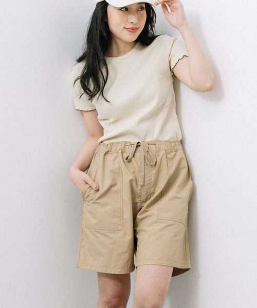 FRUIT OF THE LOOM(フルーツオブザルーム)の「ZOZO限定ショーツ / ベイカー / ユニセックス / ペアルック / ウエスト紐 / らくちん / カラバリ / 限定(チノパンツ・メンズ・ブラック/ベージュ/カーキ/マスタード・S/M/L)」の20枚目の写真