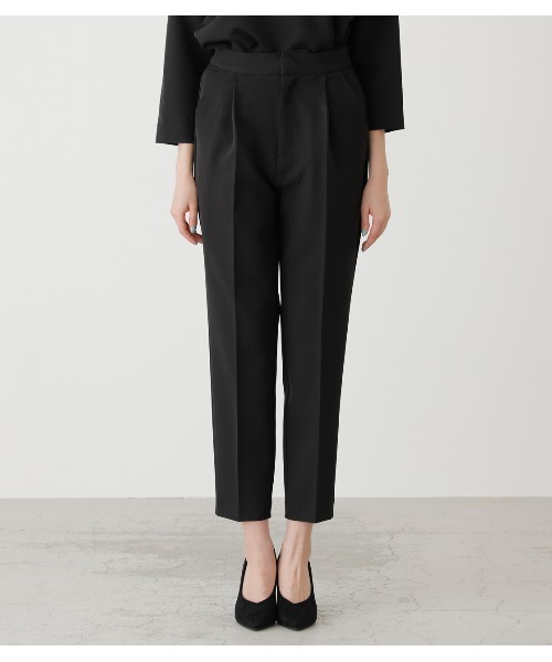 AZUL by moussy（アズールバイマウジー）の「TAPERED PANTS/テーパードパンツ（その他パンツ・レディース・ライトグレー/ブラック・SMALL/MEDIUM）」の8枚目の写真